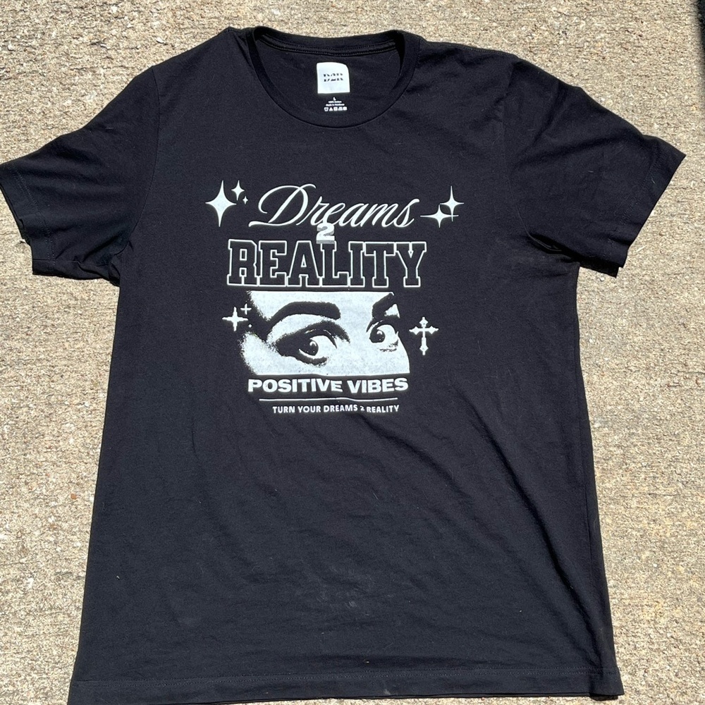 Dreams 2 Reality Y2K Streetwear Positive Vibes Graphic T Shirt